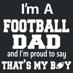 I'm A Football DAD 10032 Design