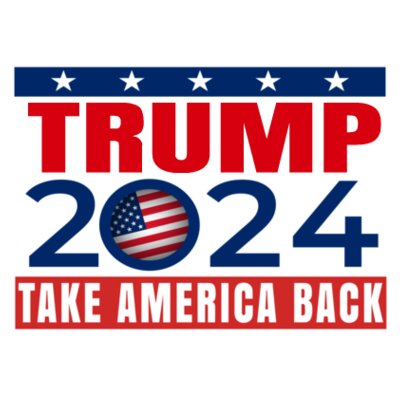Trump 2024 Yard Sign - Take Back America Design