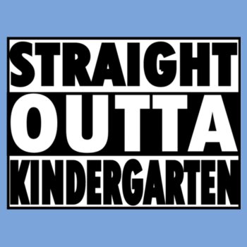 Youth Straight Outta Kindergarten Design