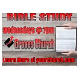 18" x 24" Bible Study Sign Design