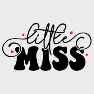 Little Miss With Hearts Design